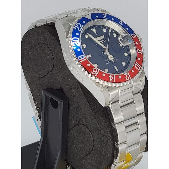 Invicta Limited Edition Pro Diver Automatic Black Dial Pepsi Bezel Men's Watch - Picture 6 of 9
